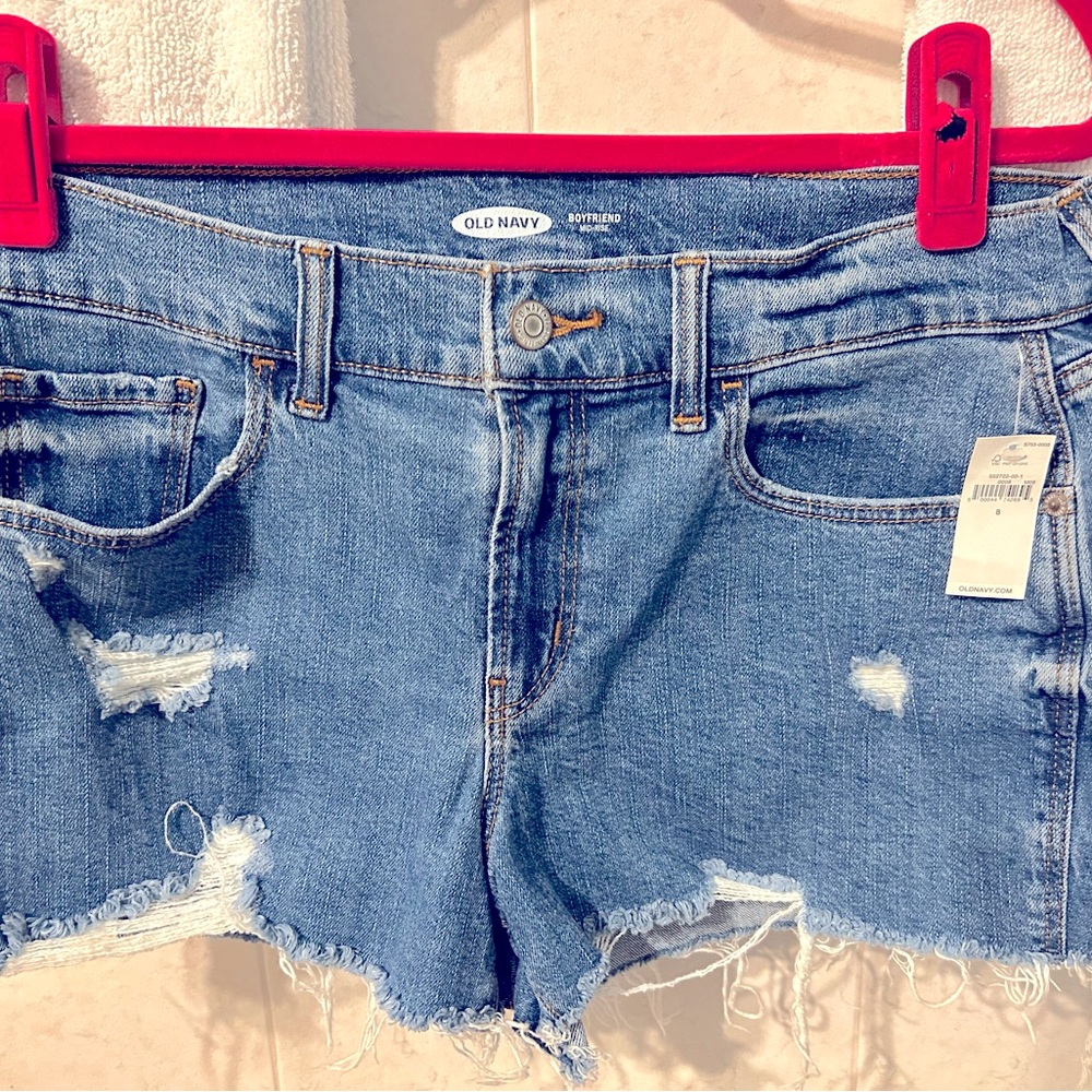 Old navy denim shorts nwt size 8